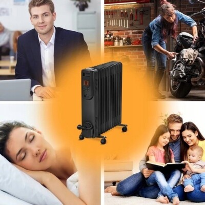 Ölradiator Elektroheizung 800 W 7 Rippen | ShopName