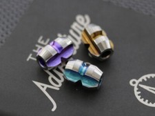 EDC Titanium Alloy Parachute Cord Pendant Lanyard Bead Keychain DIY Zipper Head