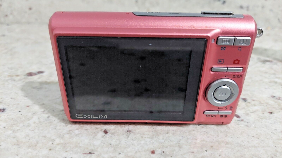 Casio Exilim EX-Z75 7.2 Mega Pixel Pink Camera NO BATTERY NO