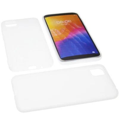 Hülle für Huawei Y5P Tasche Schutz Handytasche TPU Gummi Case Transparent - Bild 1 von 4