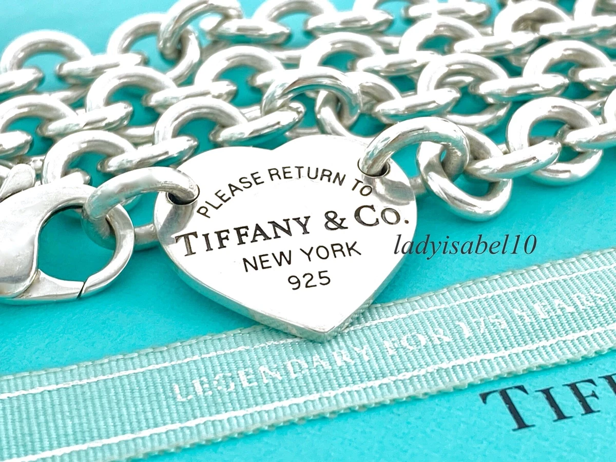 Tiffany co shop necklace heart tag