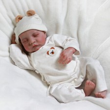 Realistic Lifelike Reborn Baby Dolls Soft Body Vinyl Silicone Newborn Girl Doll