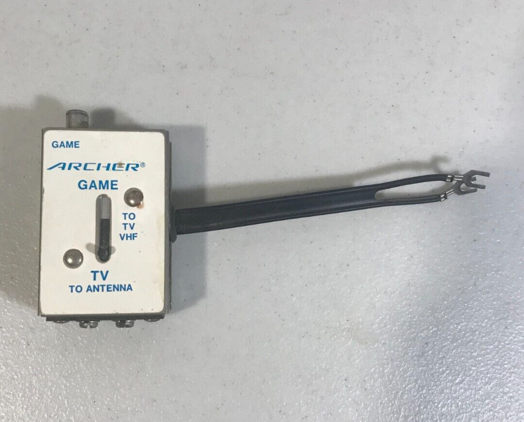 Radio Shack Archer TV To Video Game Computer Switch Adapter 15-1255 UNTESTED