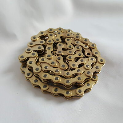 Fahrradkette Gold KMC Z1 112 Glieder 1/2 x 1/8 Singlespeed Nabenschaltung