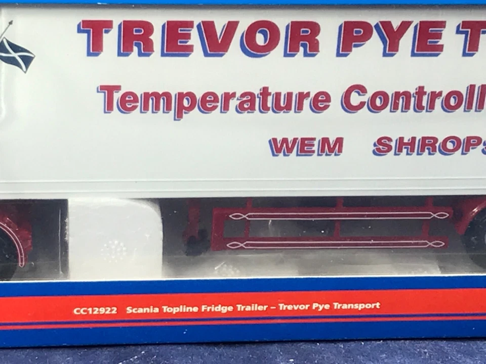 K-1 CORGI 1:50 SCALE DIE CAST TRUCK - CC12922 - SCANIA TOPLINE FRIDGE TRAILER - Image 2 of 4