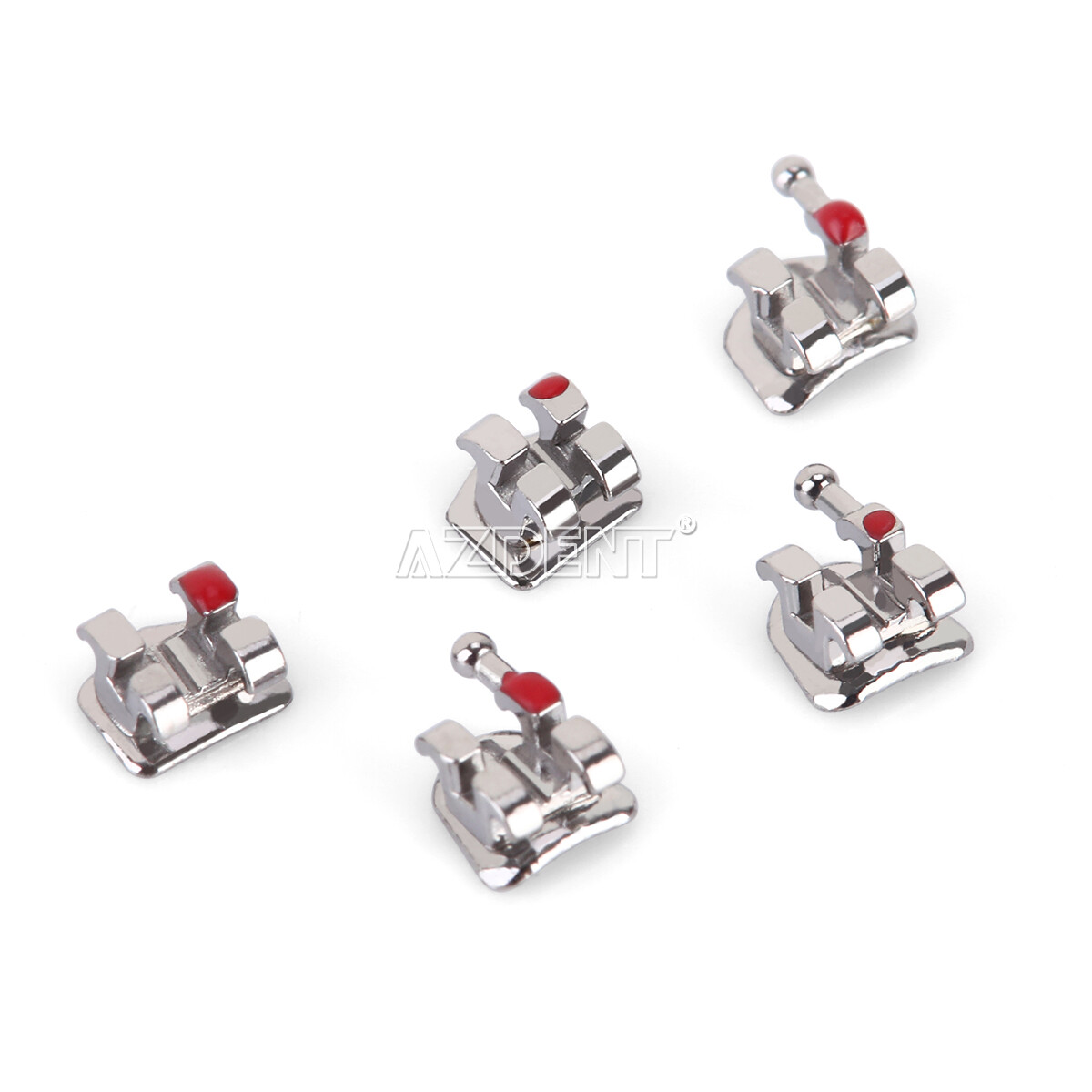 Contrangolo Dentista Soportes Autoligantes De Metal De Ortodoncia Dental Para Brace MBT/Roth 0.022" 3.4.5 Con Ganchos (ROTH 022 3 Dentifricio Colgate - Foto 3