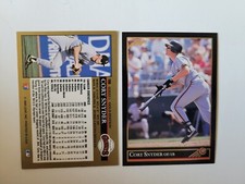 CORY SNYDER CARDS You Pick 1985 Rookie -1993 TOPPS FLEER DONRUSS SCORE UpperDeck