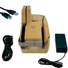 Canon ImageFormula CR-55 Check Sheet-Through Scanner Yellowed w/Bundle TESTED