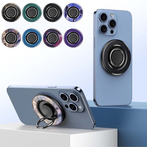 Magnetic Phone Ring Holder for Mag Safe Magnet Finger Ring Grip Stand for iPhone - 第 1/14 張圖片