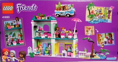 LEGO Friends 41693 Surfer-Strandhaus Mia Andrea Nora Ava Auto