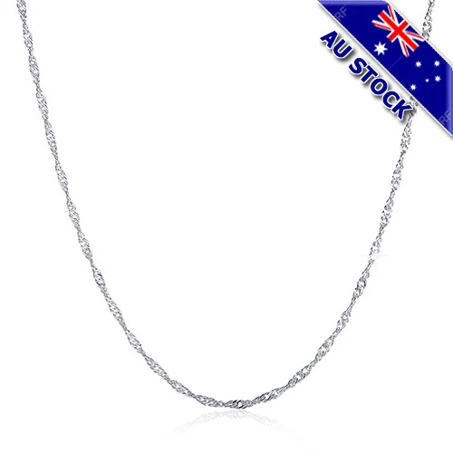 White gold filled necklace outlet