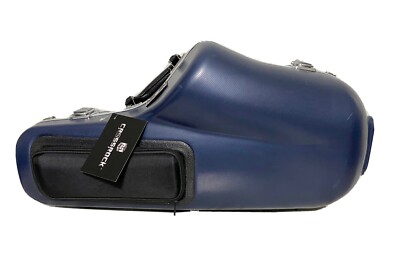 Crossrock Alto Saxophone Case-Strong ABS Molded with Single strap