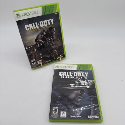 Call of Duty Lot of 2 Games: Ghosts & Advanced Warfare Xbox 360 | Tested