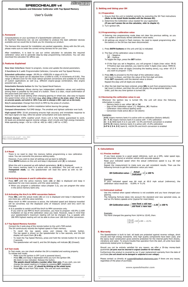 Yamaha WR250R/X 2008 2022 Healtech SpeedoHealer SH-V4 + SH-Y01 Foto 4 de 4