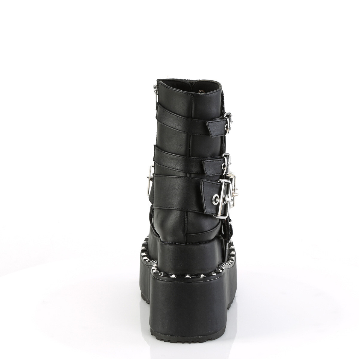 ショートブーツ・ブーティ DEINET TEDDY BEAR BUCKLE BOOTS IN BLACK Eddie's Teddy Platform Spiked Boots - Black – KOI footwear