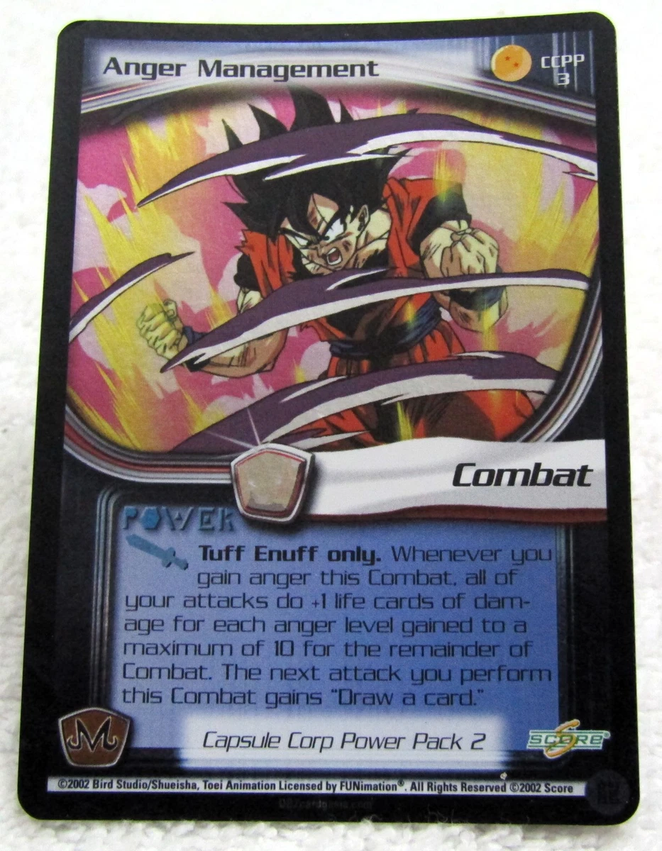 2002 Score Limited Dragon Ball Z DBZ CCG TCG Anger Management
