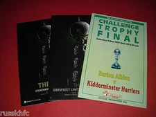 FA TROPHY FINAL PROGRAMMES - CHOOSE FROM LIST BELOW