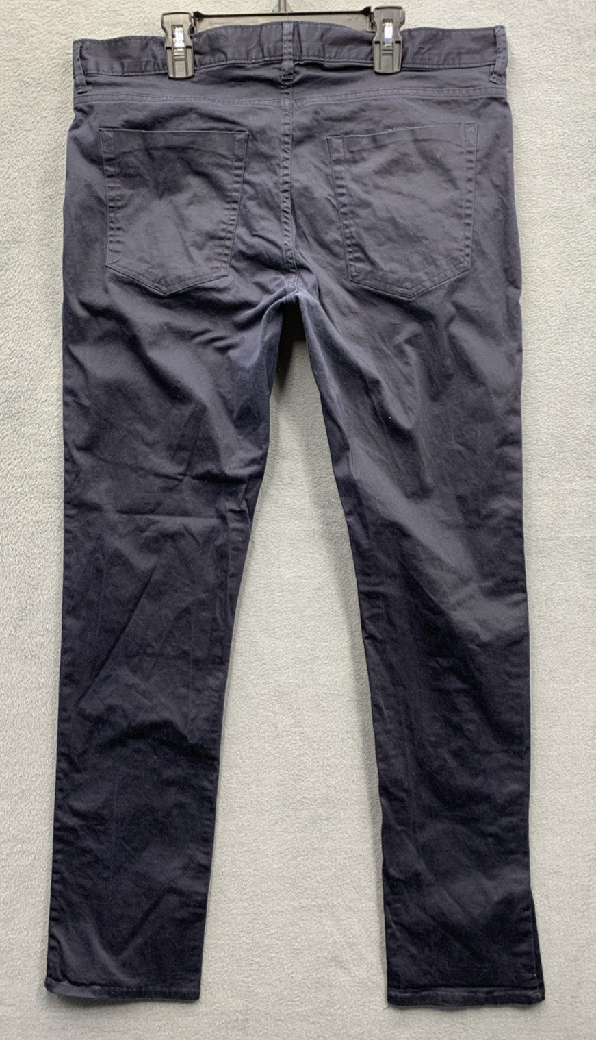 H&M Conscious Pants Mens Slim Fit Five Pocket Light Weight Black Size 34X32