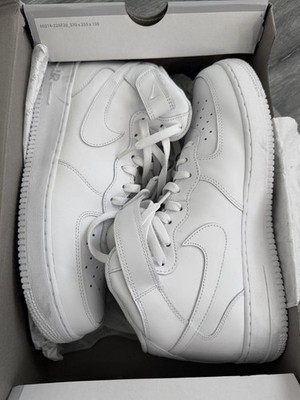 Nike Air Force 1 Mid '07 sneakers in triple white size 12