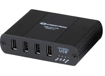 Crestron USB-EXT-DM REMOTE 4-Port USB Over Ethernet Extender - NEW OPEN BOX