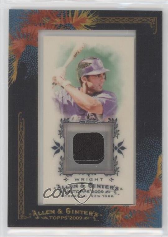2009 Topps Allen & Ginter's Framed Mini Relics David Wright #AGR-DAW2 0j5