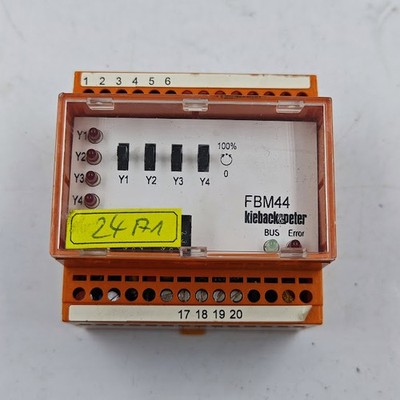 Kieback Peter FBM44 Module - Not Tested, Signs of Use