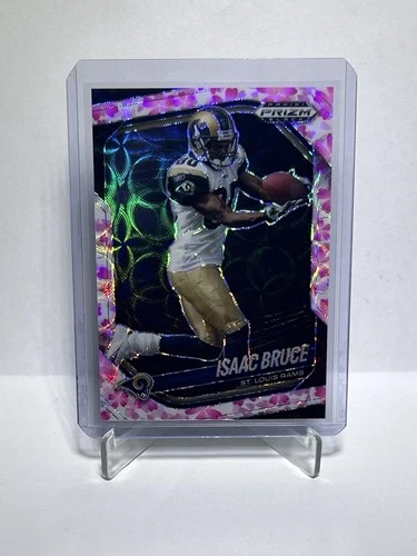2025 Panini Prizm Black Football Cherry Blossom Isaac Bruce #139