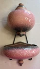 Vintage Hull Pottery Tuscany Wall Hanging 2 Piece Planter Made In USA
