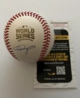 Dexter Fowler (Chicago Cubs) Signed Autograph 2016 World Series Baseball JSA COA
