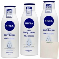 Nivea Body Feuchtigkeitslotion 3Er Pack 3X400Ml Flasche Usy Block