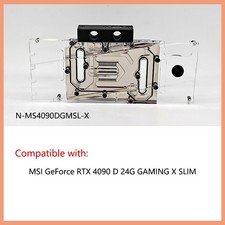 Granzon GPU Water Block For MSI GeForce RTX 4090 D 24G GAMING X SLIM