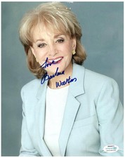 Barbara Walters Signed Autographed 8x10 American Broadcast Journalist Photo