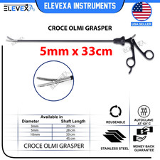 ELEVEXA® 5mm Laparoscopic Croce Olmi Grasper CROCE-OLMI Grasping Forceps 33cm