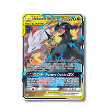 Carta Pokémon Francese - Reshiram e Zekrom GX 157/236 - Eclissi Cosmica