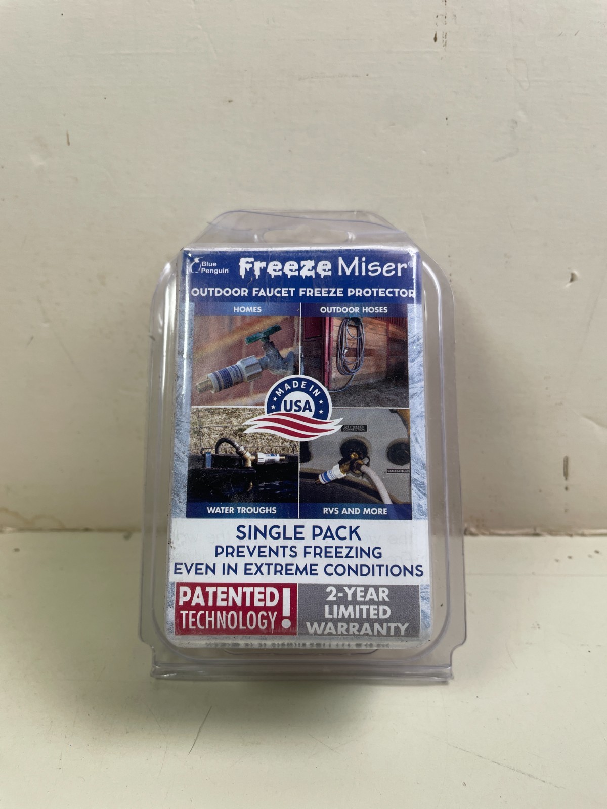 Freeze Miser 1-Pack 6000-01 Outdoor Faucet Freeze Protection Extreme Conditions