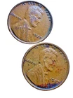 1927-P Lincoln Wheat 1c ~ VF / XF? ~ Wheat Lines~1 Set of 2 Coins~Bargain~D15