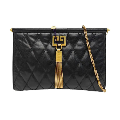 【Authentic】 GIVENCHY Black Suede Crossbody bags (DDP)