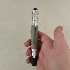 US SHIP 10th Doctor Who Metal Sonic Screwdriver Scalable LED Replica Prop Toy