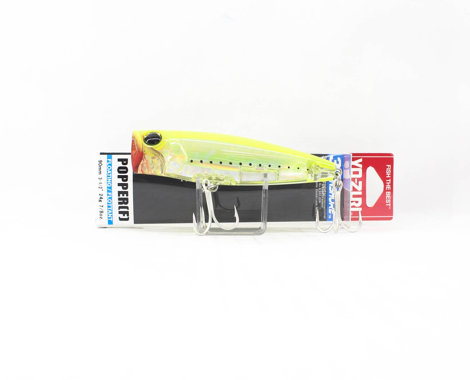 Yo Zuri Duel 3D Inshore Popper 90F Floating Lure R1411-GHCS (0880)
