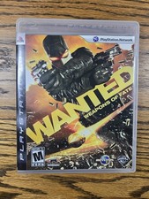 Wanted: Weapons of Fate (Sony PlayStation 3, 2009) PS3 MANUAL INCLUDED 