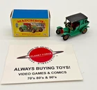 1911 Renault 2-Seater Y-2 Matchbox Lesney Car with Box All Original
