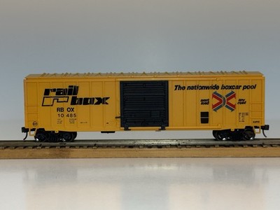 HO, Athearn, Rail Box, Yellow 50  Single Door Boxcar # RBOX-10485