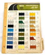 1973 Gm Buickchevroletoldspontiaccadillac Exterior Chips 647 1973 Gm Buickchevroletoldspontiaccadillac Exterior Chips 647
