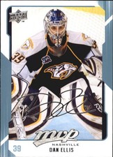 2008-09 Upper Deck MVP #168 Dan Ellis - HKY