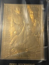 ​1996 Merrick Mint The First Five Hall of Famers 22K Gold Foil Card Babe Ruth