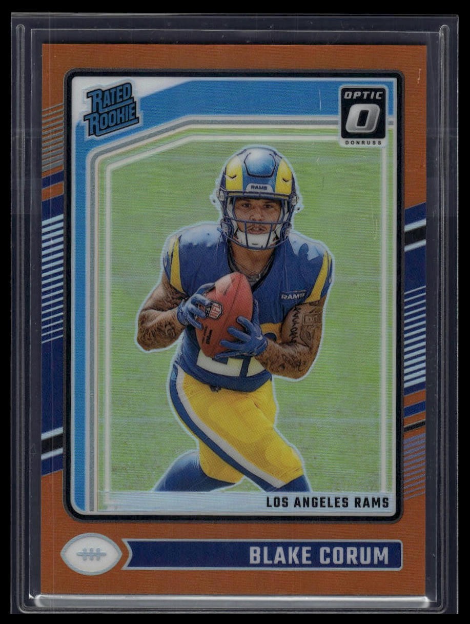 2024 Donruss Optic #208 Blake Corum Orange #/249