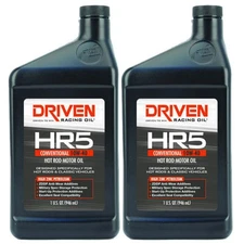 Driven Racing Oil 03806, HR5 Hot Rod Oil, Conventional 10W-40, 2 Quarts