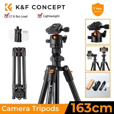 K F CONCEPT 64inch Camera Tripod Lightweight Vlog Travel DSLR Tripod Smartphone