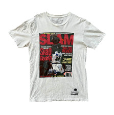Men's Medium Shaquille O'Neal Slam Magazine Mitchell  Ness Vintage T-Shirt