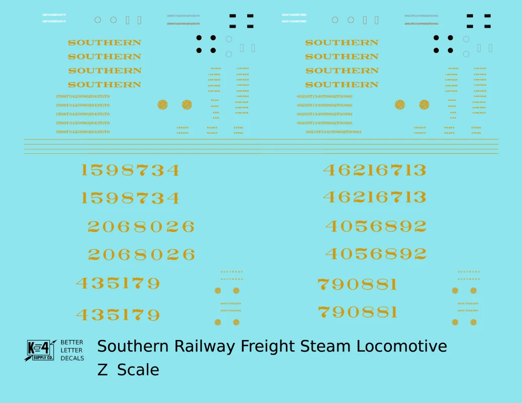 Z Model Railroad Decals for sale | eBay